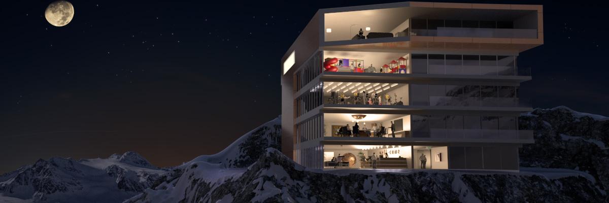 House @ night