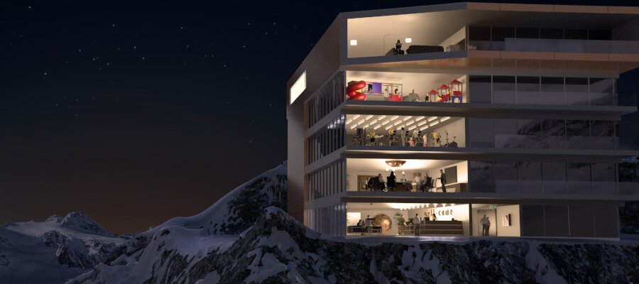 House @ night